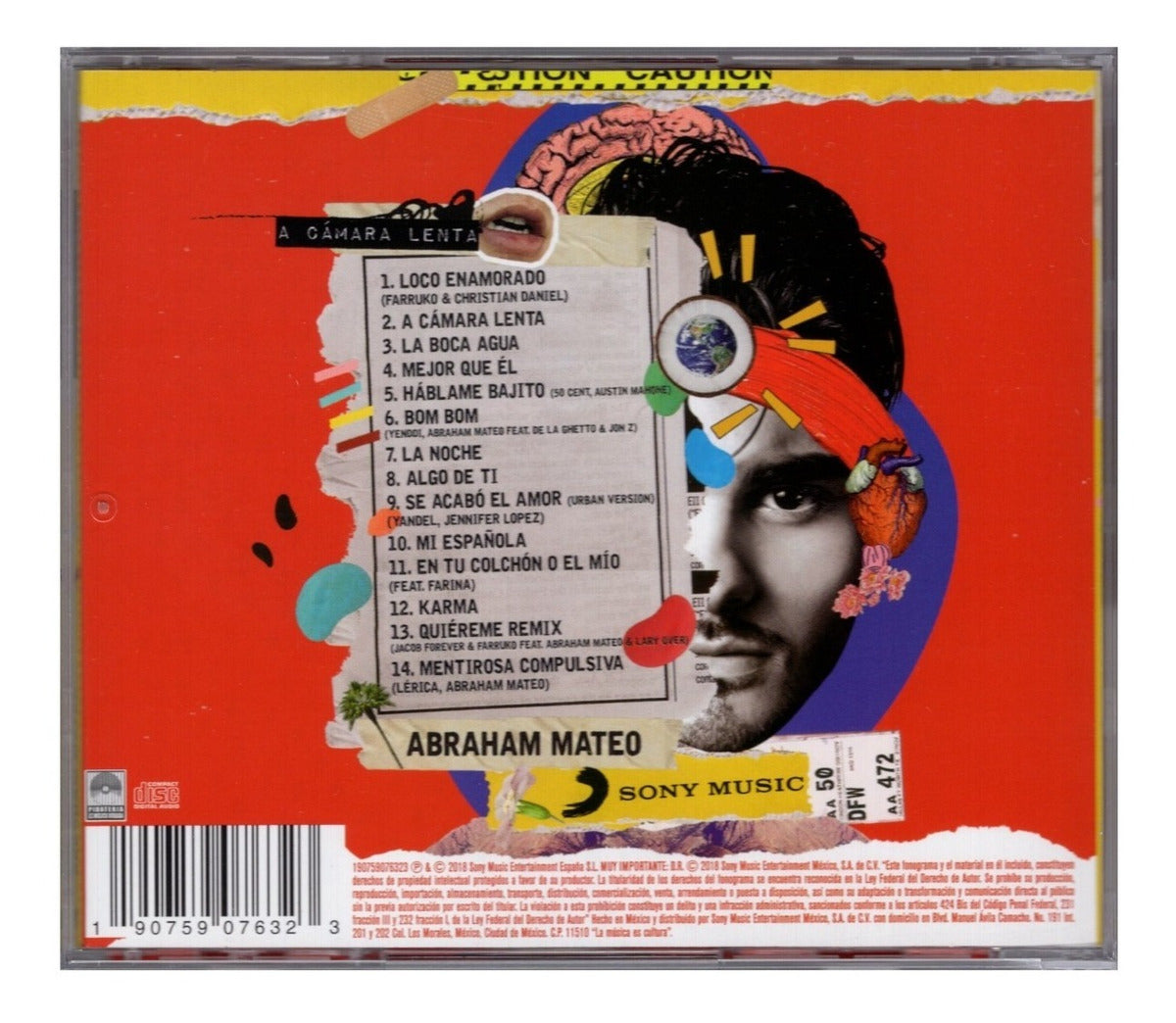 Abraham Mateo A Camara Lenta Disco Cd