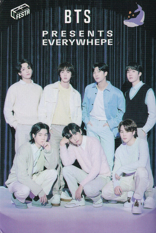 Bts Photocard Tarjetas Lomo Card [ Version A Elegir ] Purple / 55 pcs / Presents Everywhepe
