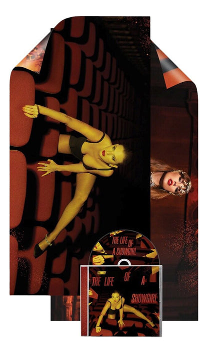 Taylor Swift The Life Of A Showgirl It's Scary Cd + Poster