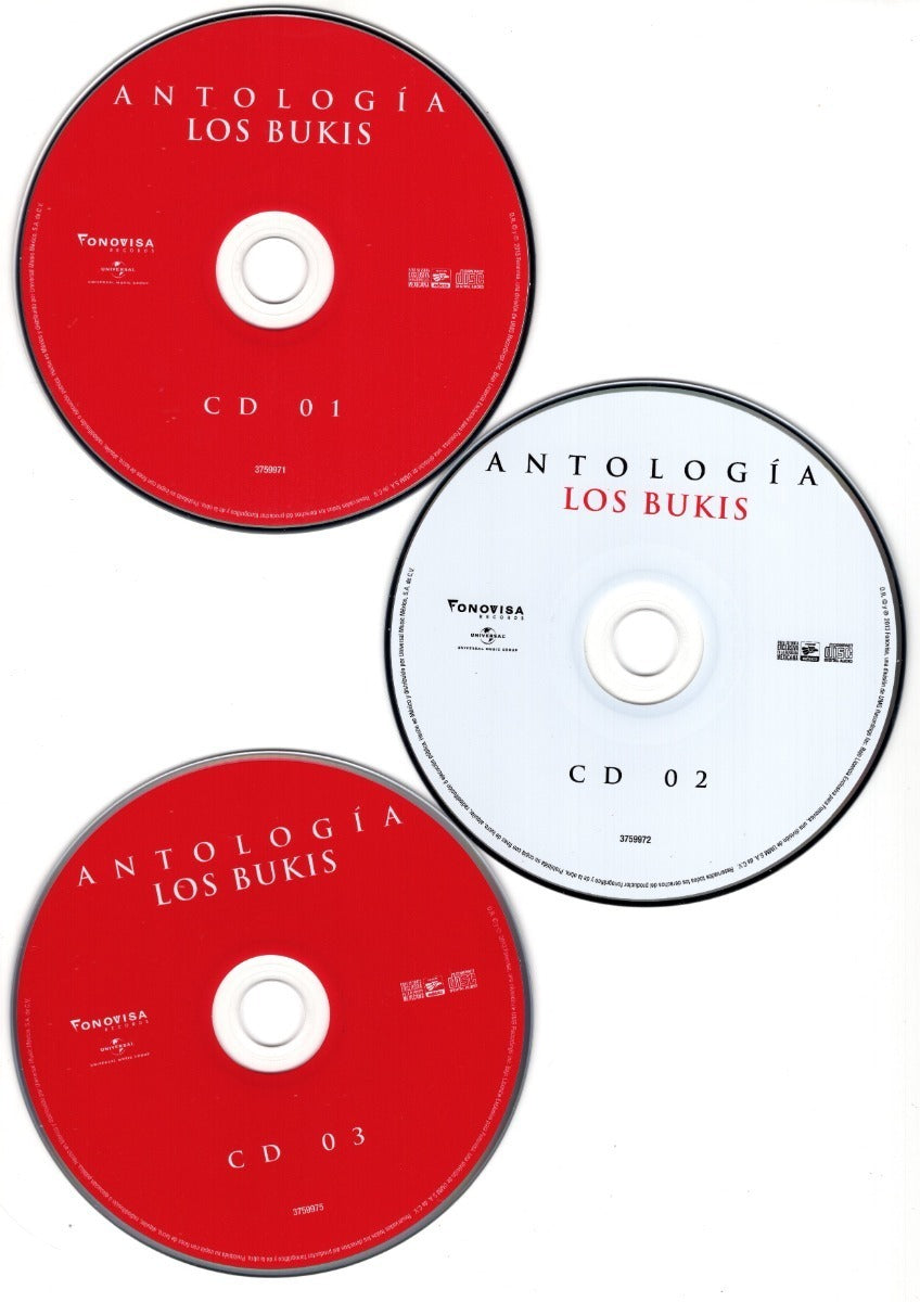 Los Bukis Antologia Box 4 Discos Cd + Dvd