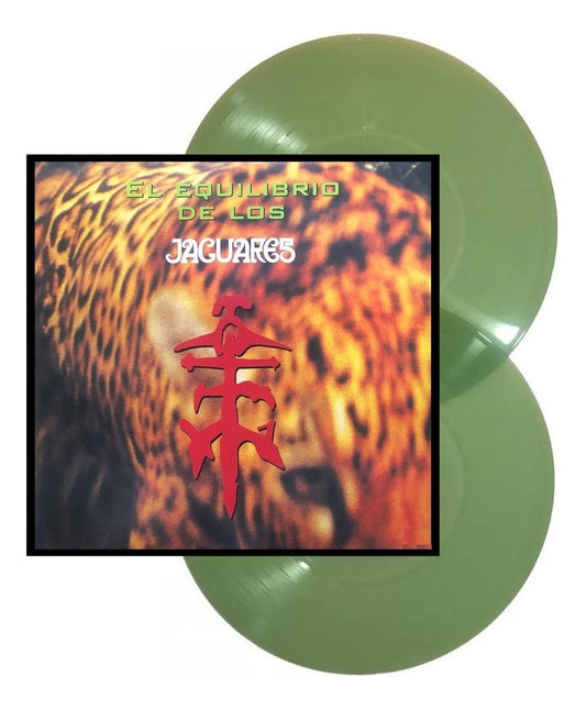 Jaguares El Equilibrio De Los Jaguares Verde Cian 2 Lp Vinyl