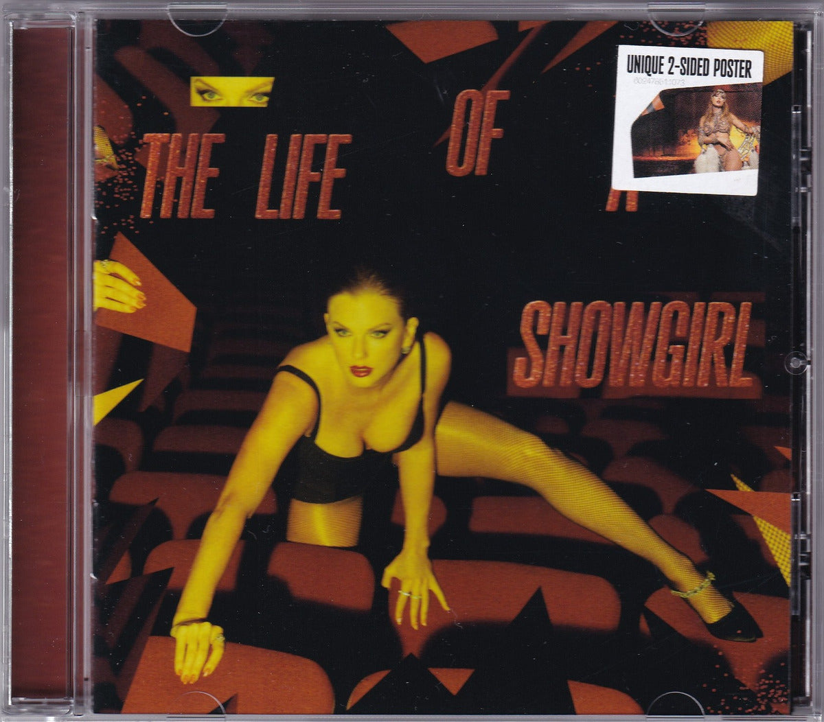 Taylor Swift The Life Of A Showgirl It's Scary Cd + Poster