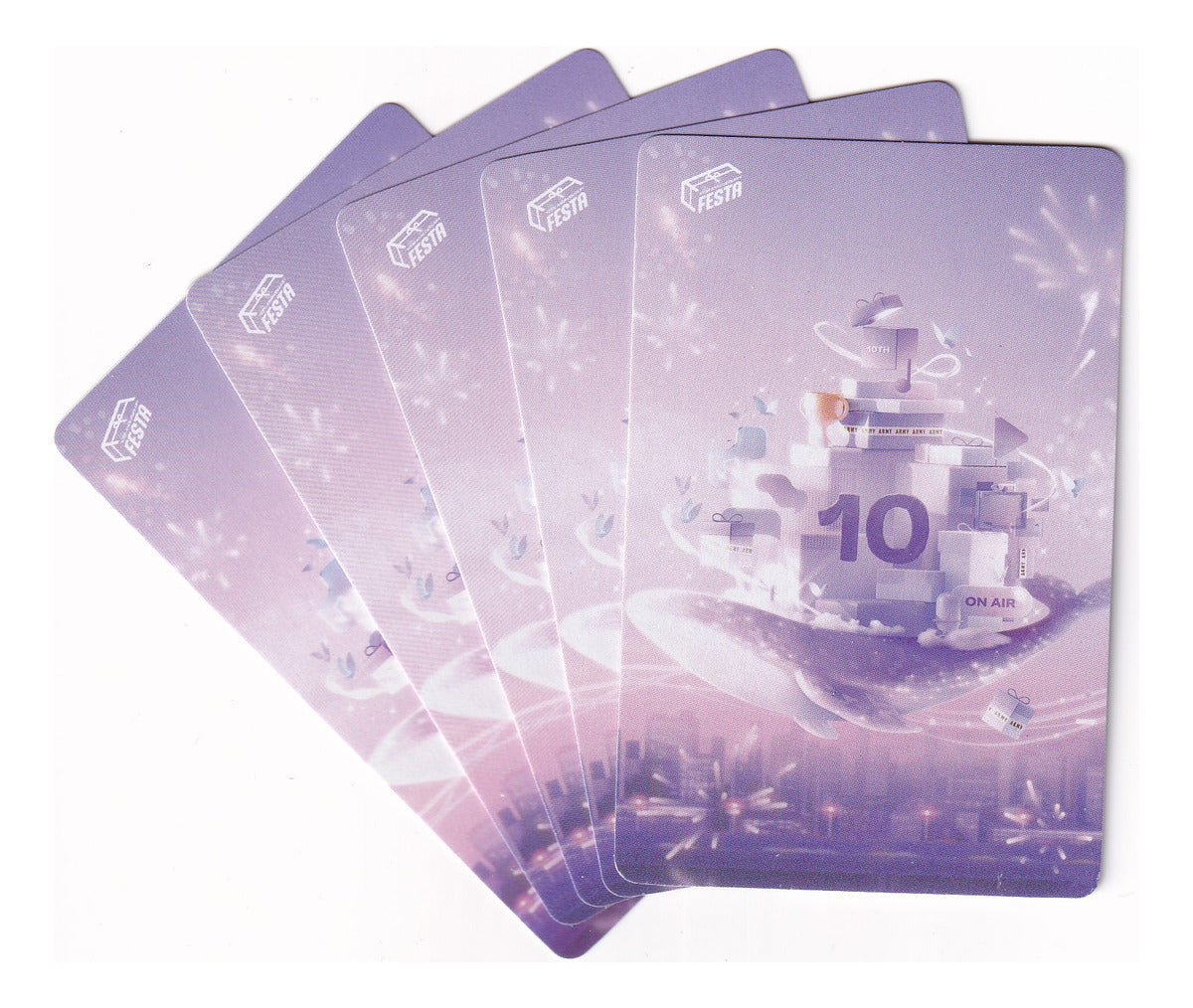 Bts Photocard Tarjetas Lomo Card [ Version A Elegir ] Purple / 55 pcs / Presents Everywhepe