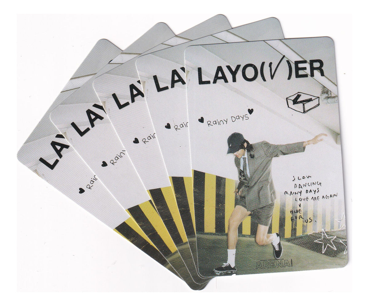 V ( Bts ) Photocard Tarjetas Lomo Card [ Version A Elegir ] Blue / 55 pcs / Layover
