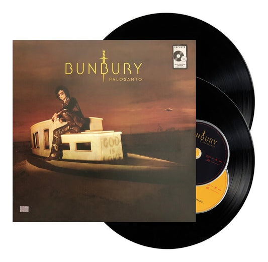 Enrique Bunbury Palosanto 2 Lp Vinyl + 2 Cd