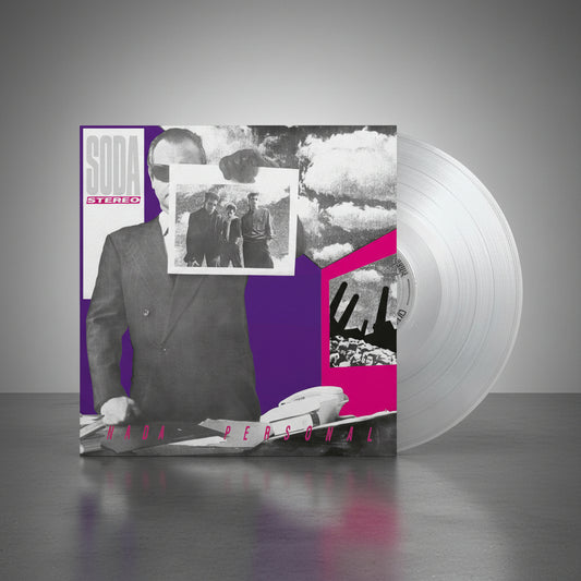 Soda Stereo Nada Personal Lp Vinyl Crystal Clear Edition