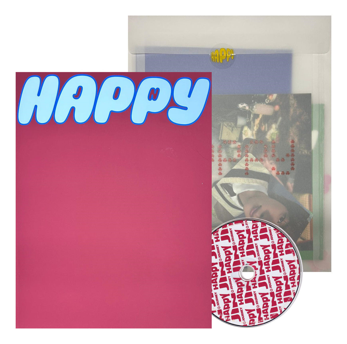 ** Jin ( Bts ) Happy Album Original Version Journey [ Rojo ]