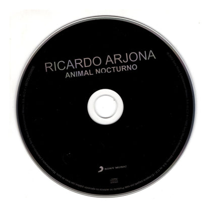 Ricardo Arjona - Animal Nocturno - Disco Cd (12 Canciones)