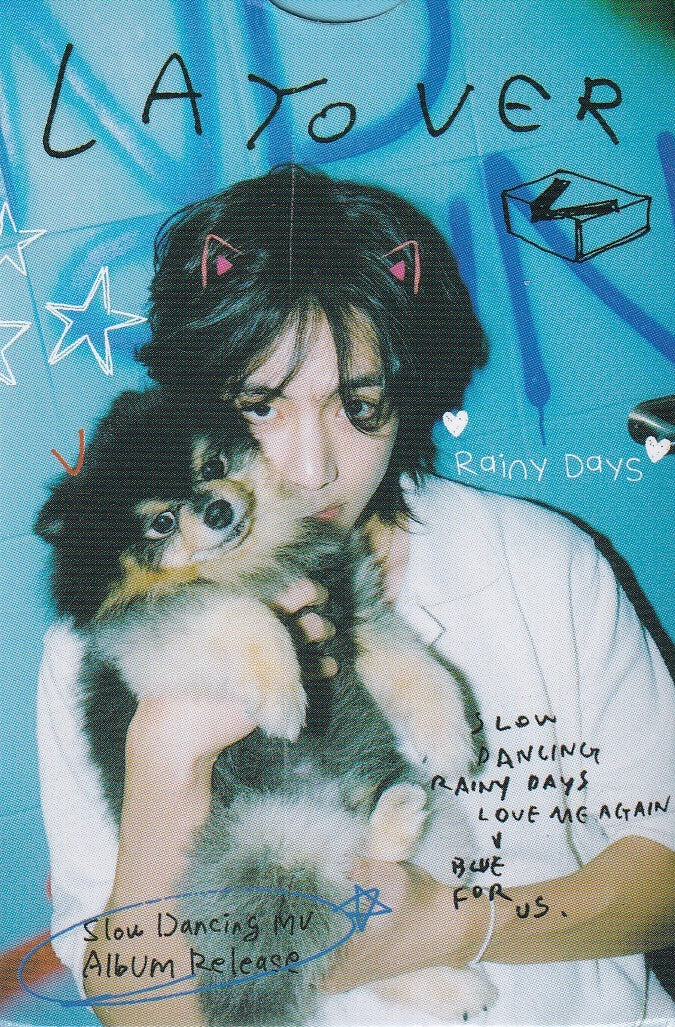 V ( Bts ) Photocard Tarjetas Lomo Card [ Version A Elegir ] Blue / 55 pcs / Layover