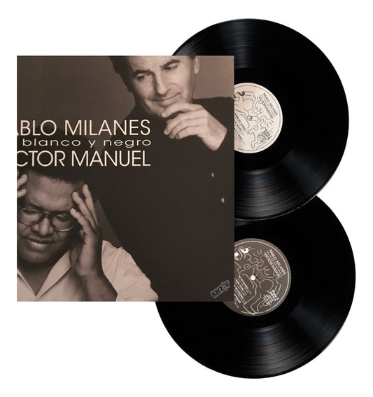 Pablo Milanes & Victor Manuel En Blanco Y Negro 2 Lp Vinyl