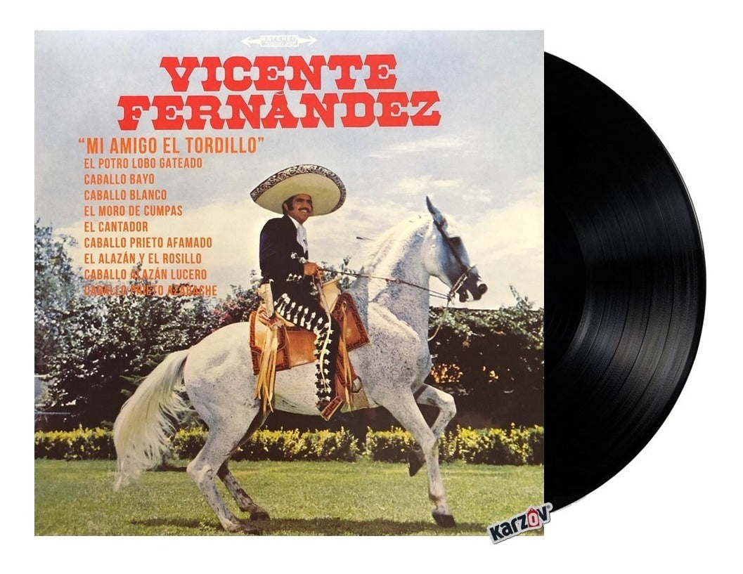 Vicente Fernandez Mi Amigo El Tordillo Lp Vinyl