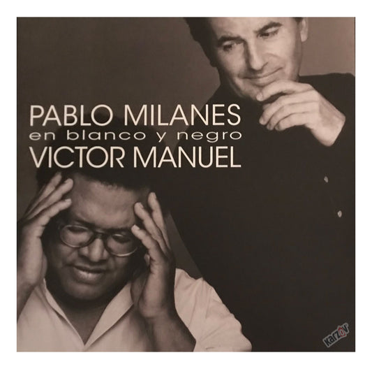 Pablo Milanes & Victor Manuel En Blanco Y Negro 2 Lp Vinyl