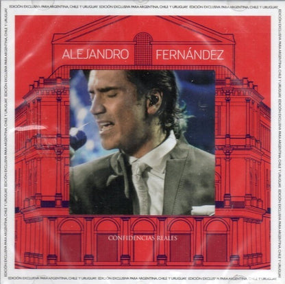 Alejandro Fernandez Confidencias Reales Disco Cd + Dvd
