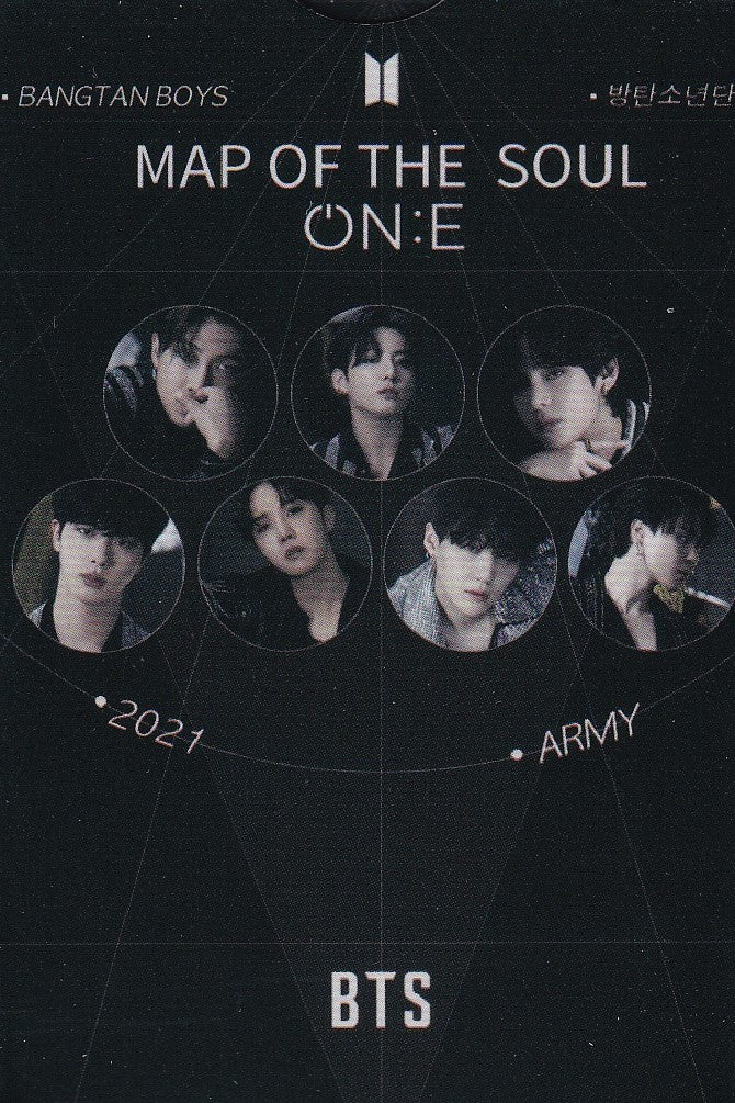 Bts Photocard Tarjetas Lomo Card [ Version A Elegir ] Black / 54 pcs / Map Of The Soul One