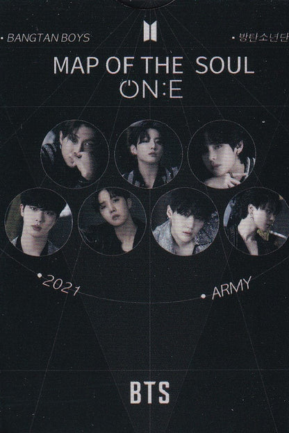 Bts Photocard Tarjetas Lomo Card [ Version A Elegir ] Black / 54 pcs / Map Of The Soul One
