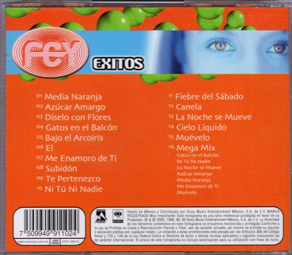 Fey - Exitos - Disco Cd - Nuevo - 16 Canciones