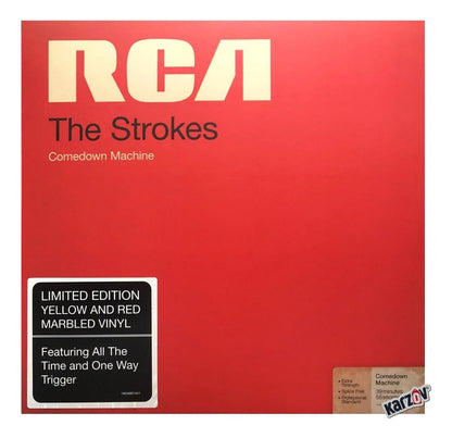 The Strokes Comedown Machine Splatter Yellow & Red Lp Vinyl