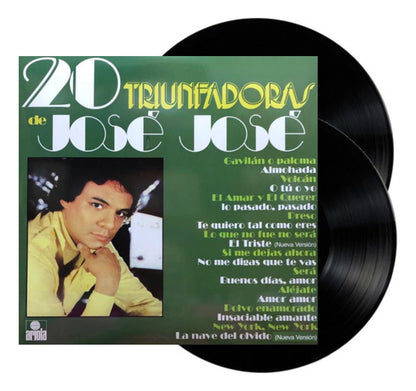 Jose Jose 20 Triunfadoras 2 Lp Vinyl