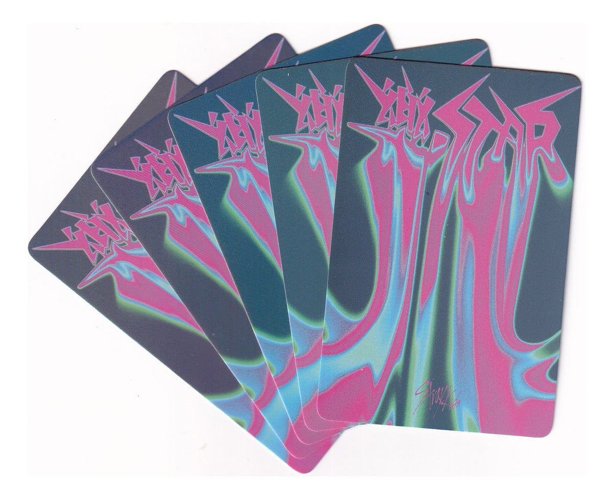 Stray Kids Photocard Tarjetas Lomo Card [ Version A Elegir ] Black / 55 pcs / Rock Star