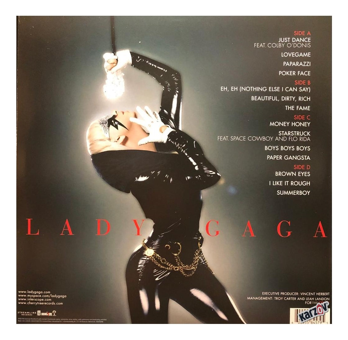 Lady Gaga The Fame Importado Blanco White 2 Lp Vinyl
