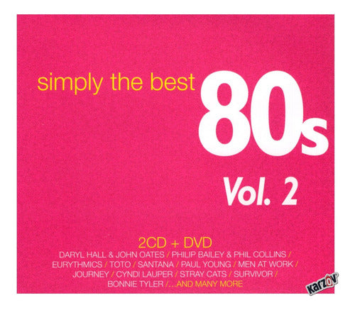 Outfield & Santana Simply The Best 80 's Vol 2 / 2 Cd + Dvd