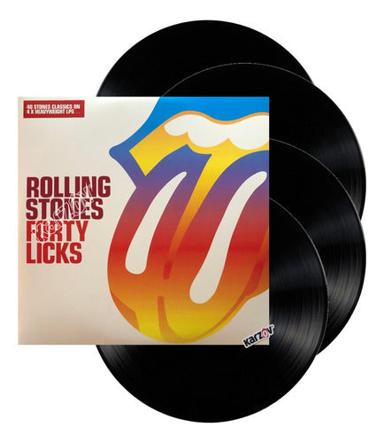 The Rolling Stones Forty Licks Importado Box 4 Lp Vinyl