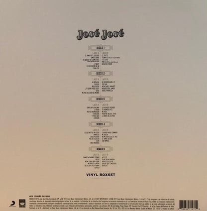 Jose Jose - Lv Aniversario 5 Lp's Vinyl