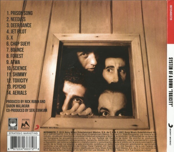 System Of A Down Toxicity Disco Cd