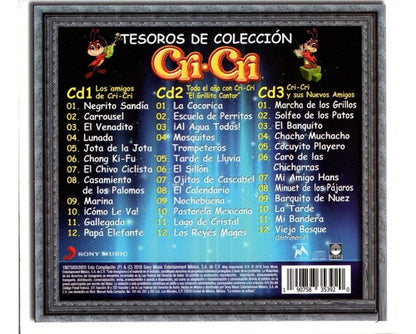 Cri - Cri  Tesoros De Coleccion Vol 1 Boxset 3 Discos Cd