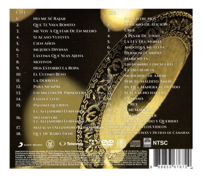 Vicente Fernandez Un Azteca En El Azteca 2 Discos Cd + Dvd