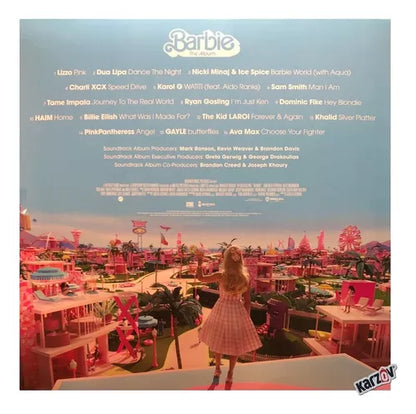 Barbie Movie 2023 Soundtrack Milky Clear Lp Vinyl