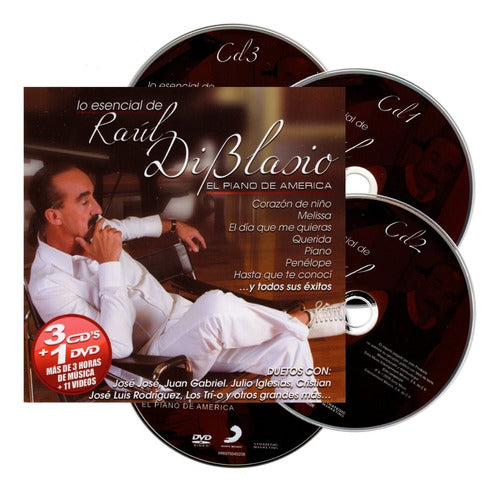 Raul Di Blasio Lo Esencial Box 4 Discos Cd + Dvd