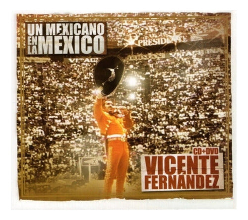 Vicente Fernandez Un Mexicano En La Mexico 2 Discos Cd + Dvd