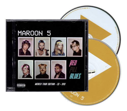 Maroon 5 Red Pill Blues Mexico Tour Edition 2 Discos Cd + Dvd