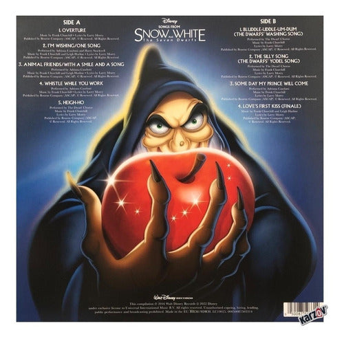 Snow White Blancanieves 85 Anniversary Soundtrack Lp Vinyl