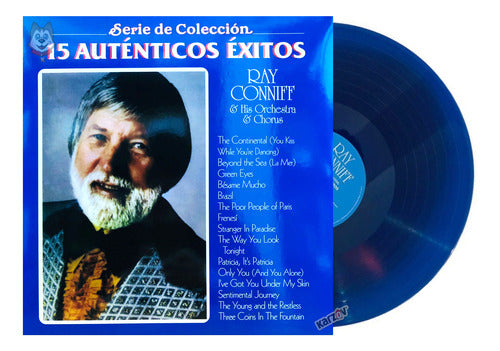 Ray Conniff 15 Autenticos Exitos Azul Blue Lp Vinyl