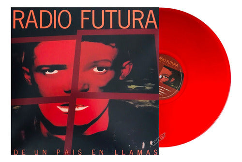Radio Futura De Un Pais En Llamas Lp Red Vinyl
