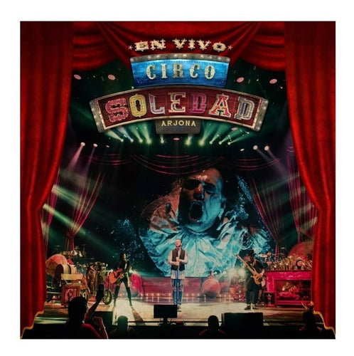 Ricardo Arjona Circo Soledad Live 3 Discos cd + Dvd