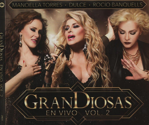 Grandiosas En Vivo Volumen Dos 2 Discos Cd Dvd