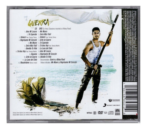 Guerra Carlos Rivera  Disco Cd + Dvd