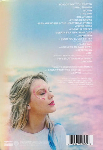 Taylor Swift Lover Deluxe Version 4 Target  Disco Cd + Diario