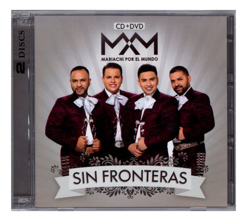 Mariachi Por El Mundo Sin Fronteras 2 Discos Cd + Dvd