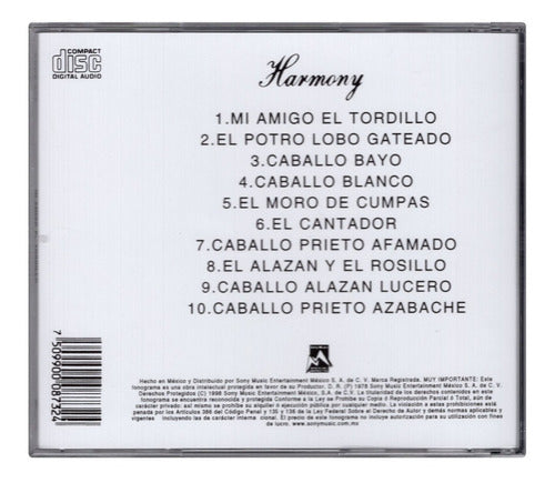 Vicente Fernandez Mi Amigo El Tordillo Disco Cd