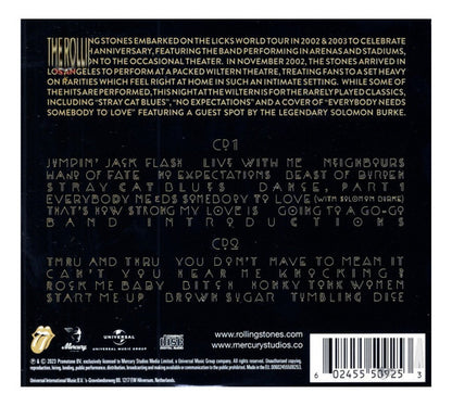 The Rolling Stones Live At The Wiltern 2 Discos Cd