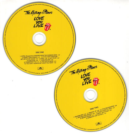 The Rolling Stones Love You Live 2 Discos Cd