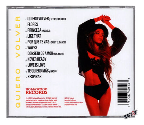 Tini Quiero Volver Disco Cd