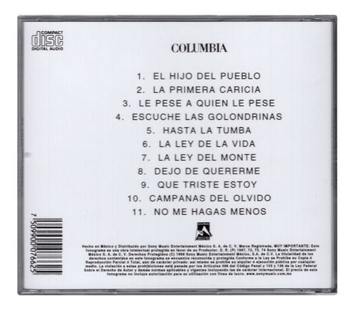 Vicente Fernandez El Hijo Del Pueblo Disco Cd