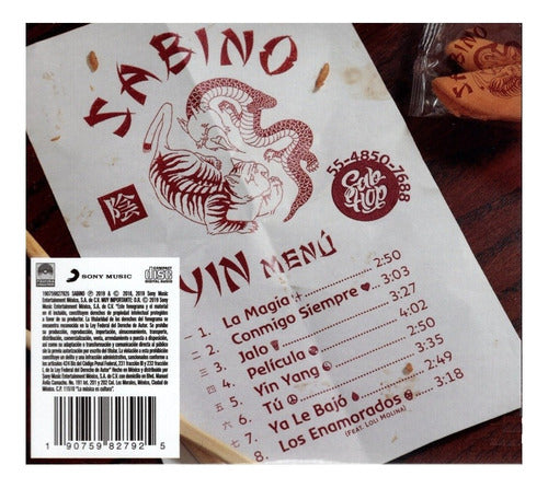 Sabino Yin  Disco Cd