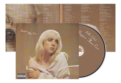 Billie Eilish Happier Than Ever Disco CD