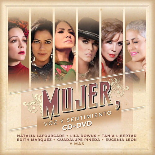 Mujer , Voz Y Sentimiento  Disco Cd + Dvd